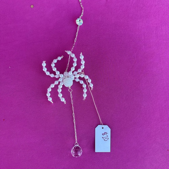 Elegant Beaded Spider Ornament - Picture 2 of 2